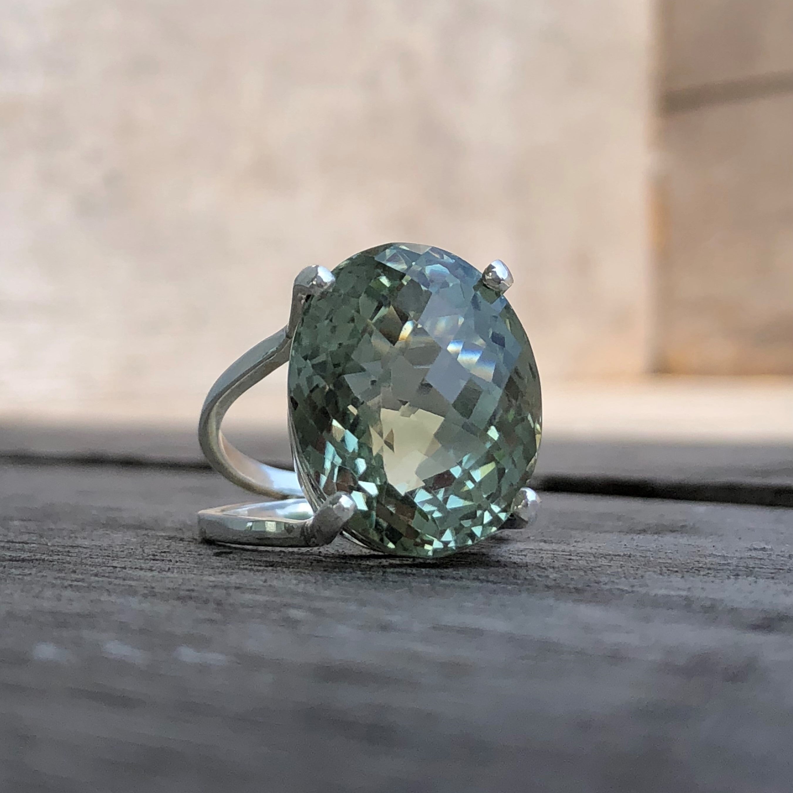 Carina Prasiolite Ring – Aina Gustafsson - Main Image
